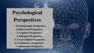 Psychological Perspectives